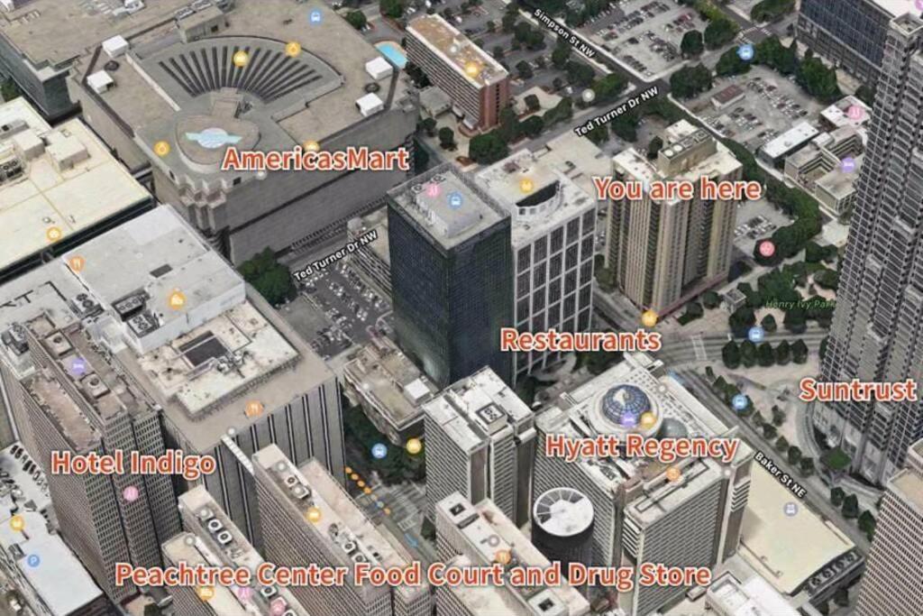 Stayatl Downtown High Rise Condoアトランタ エクステリア 写真